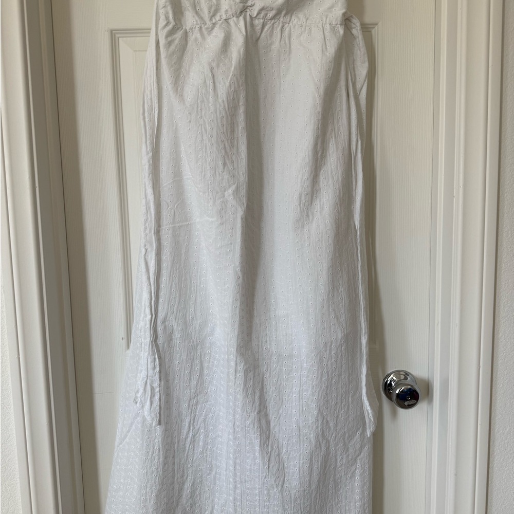 Tommy Bahama Elegant White Maxi Tube top Dress